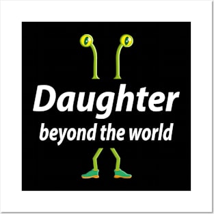 Daughter beyond the world Posters and Art